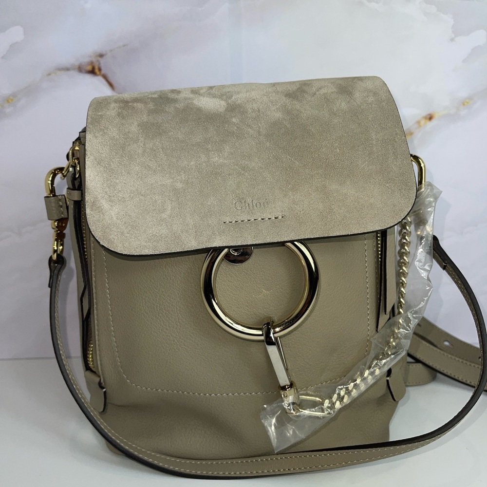 Authentic Chloe Small Faye Backpack